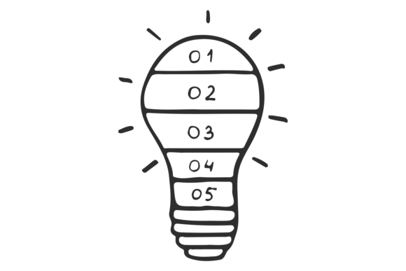 Beyond the Bulb: The Strategic Utility of Stages Infographics Doodle Idea Lightbu