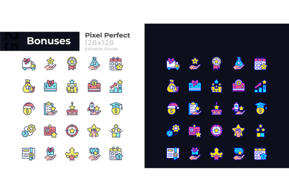Enhance Your Designs with Bonuses Pixel Perfect Color Icons Set