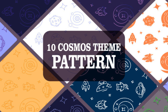 Exploring the Universe: The Magic of Space Exploration Abstract Pattern Sets