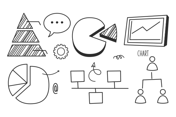 Harnessing the Power of a Doodle Infographics Logo Vector