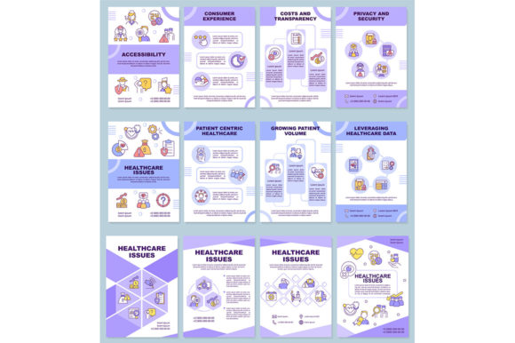 Healthcare Issues Brochure Template Set: A Comprehensive Solution for Health Communication