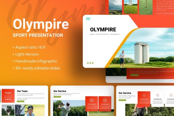 Introducing Olympire Sport Presentation Template: A Versatile Tool for Your Next Big Pitch