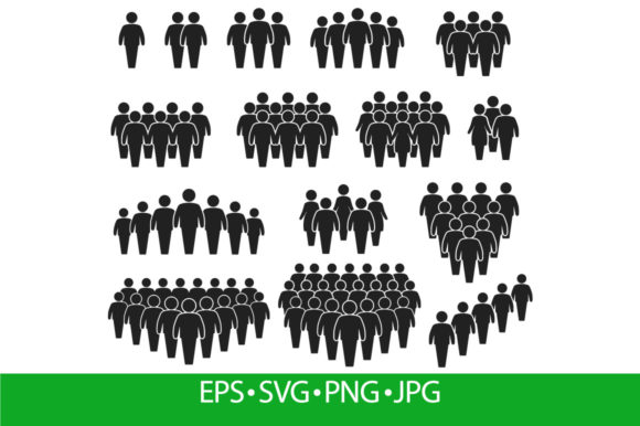 People Crowd Icons: Enhancing Visual Communication