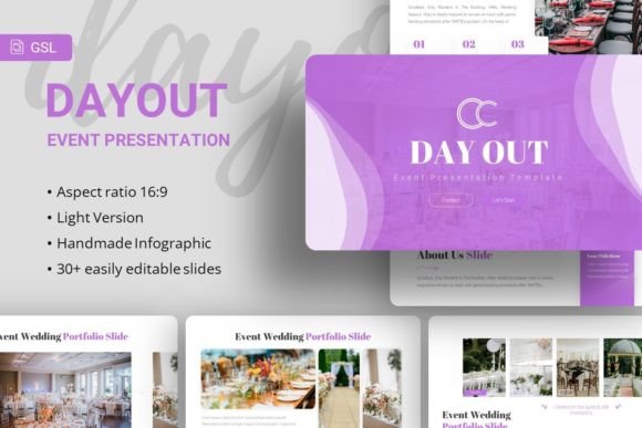 Unlocking Creativity with Google Slides - DayOut: A Versatile Event Presentation Template